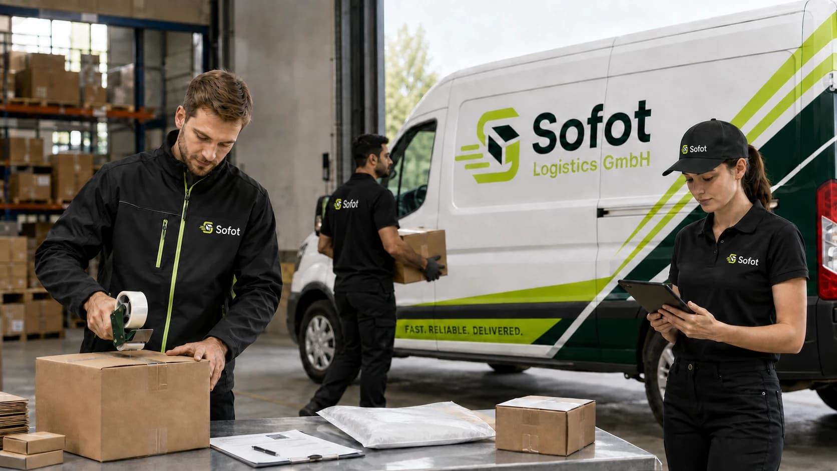 Sofot Business-Logistik im Betrieb